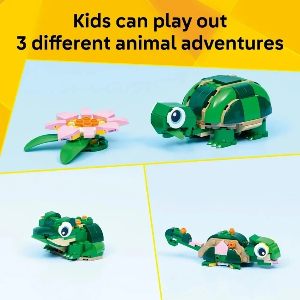 LEGO Creator 3 in 1 Turtle + Water Lily Flower (31377)